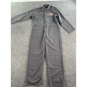 Wear Guard Coveralls Mens 44 R One Piece Gray Exxon Mobil Gas Station Mechanic